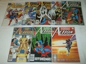 Action Comics #584-600, Annual #1 100% complete set Byrne Demon Teen Titans