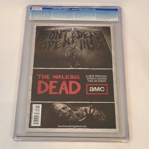 2010 Walking Dead #75 SDCC Adlard Variant CGC 9.8 Robert Kirkman Liam Death