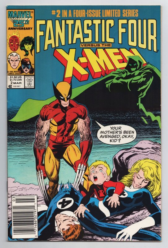 Fantastic Four vs X-Men #2 Doctor Doom (Marvel, 1987) VG/FN