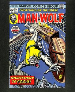 Creatures on the Loose #34 Man-Wolf!