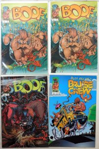 Boof Lot of 4 #1 B x2, 2 B, Bruise Crew 2 (1994) Image Comics 1st Print