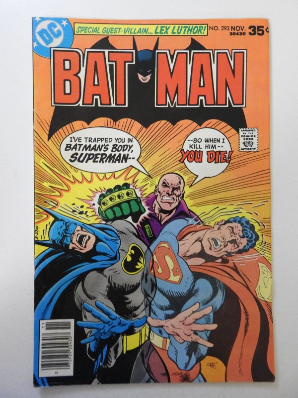 Batman #293 (1977) VG Condition