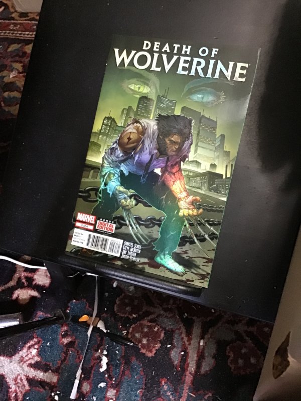 Death of Wolverine #1,2,3,4  Hollow foil!  1–4! super high grade average NM