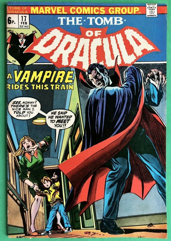 Tomb of Dracula #17 (1974) Blade Bitten By Dracula 