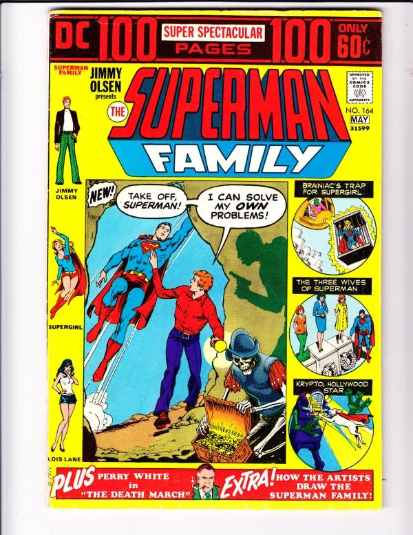 Superman Family #164 (May-74) VF High-Grade Superman, Lois Lane, Jimmy Olsen,...