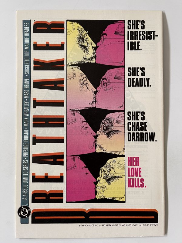 The Huntress #18 - NM+   (1990)