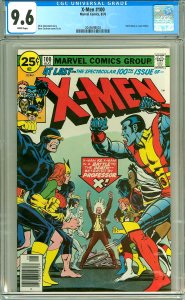 X-Men 100 (CGC 9.6) White pages; Old X-Men vs. new X-Men; Marvel; 1976