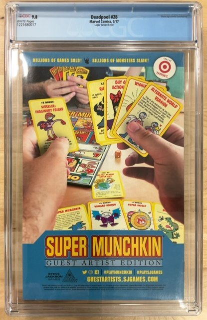 Deadpool #28 Lopez Variant Cover (2017) CGC 9.8