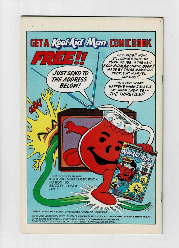 Fantastic Four #256 (1983) A Fat Mouse Almost Free Cheese 2nd Menu Item