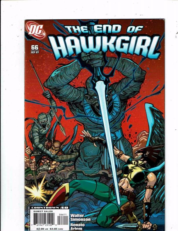 Lot Of 8 Hawkgirl DC Comic Books # 59 60 61 62 63 64 65 66 Hawkman Batman J212