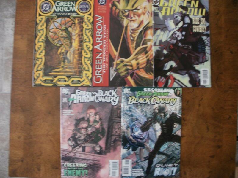 6 DC Comic: GREEN ARROW 1991 Annual 50th #2-Wonder Year #48 BLACK CANARY #21 #22