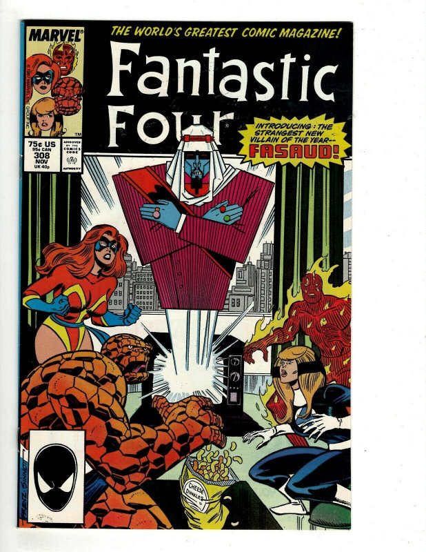 12 Fantastic Four Comics # 301 302 303 304 305 306 307 308 309 310 311 312 UD5