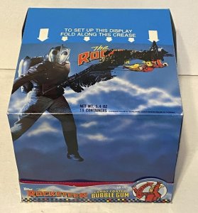 ROCKETEER Topps BUBBLE GUM DISPENSER Box w/ 18 figurines, Dave Stevens, 1991