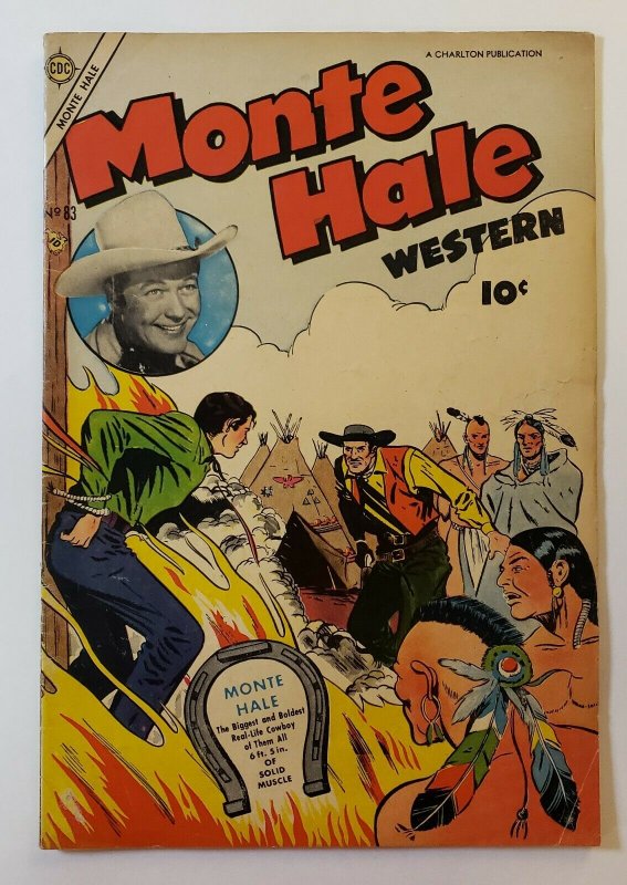 Monte Hale Western #83 Charlton Comics 1955 Golden Age VG/FN