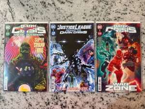 Lot Of 3 Dark Crisis DC Comic Books # 1 NM War Zone Justice League Green 1 J431