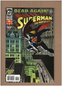 Superman Man of Steel #39 DC Comics 1994 Dead Again! NM- 9.2