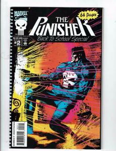 Lot of 2 The Punisher Back to School Special Marvel Comic Books #1 2 NW1 