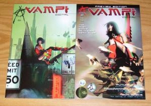 Vampi: Digital #1 VF/NM one-shot comic + preview - vampirella bad girl one-shot