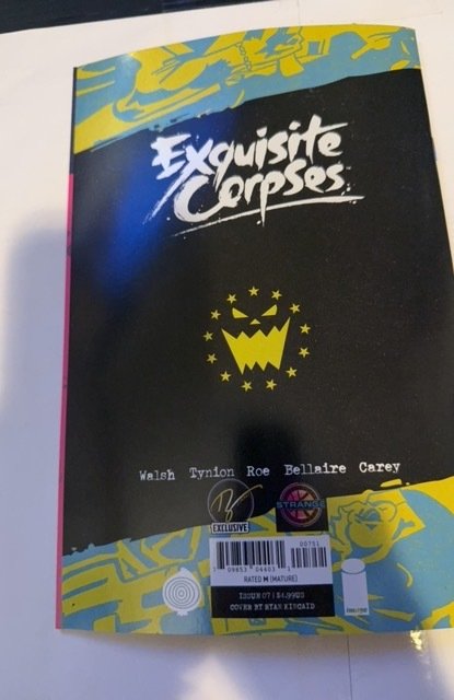 Exquisite Corpses #7 Ryan Kincaid Variant Cover Image Comics