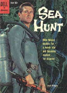 Sea Hunt #4 VG ; Dell | low grade comic Lloyd Bridges