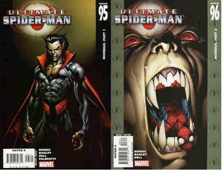 ULTIMATE SPIDER-MAN (2000) 95-96  MORBIUS