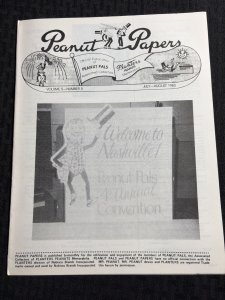 1983 PEANUT PALS PAPERS Fanzine Vol. 5 #5 FN 6.0 Planters Peanuts Memorabilia