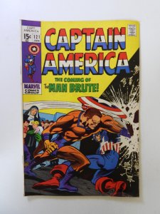 Captain America #121 VG+ condition bottom staple detached from cover