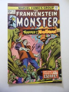 The Frankenstein Monster #15 (1975) FN Condition