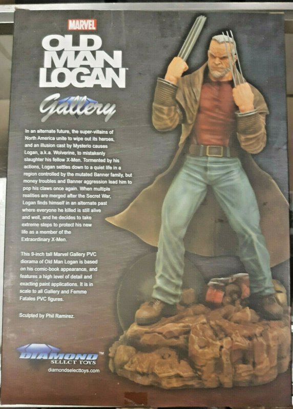 Old Man Logan 9 PVC Marvel Gallery Statue - Wolverine - 2017 - NEW