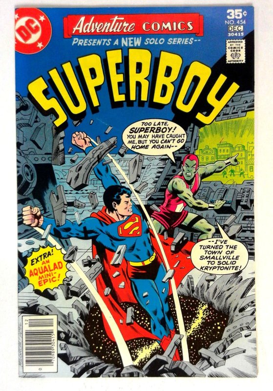 Adventure #454 (1977) Kryptonite Man Superboy DC NM-