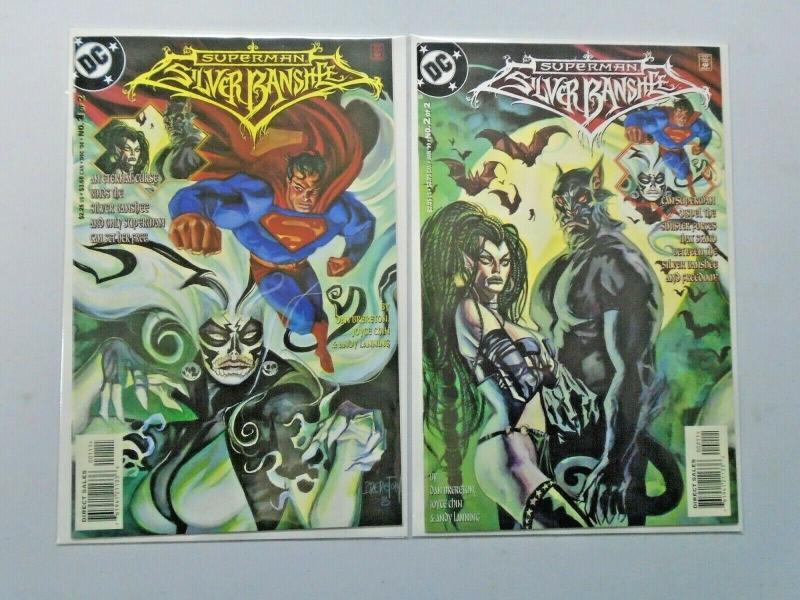 Superman Silver Banshee set #1 to #2 - 8.0 - 1998 to 1999