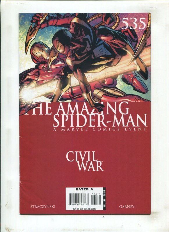 Amazing Spider-Man #535 - Civil War - Direct Edition (8.0) 2006