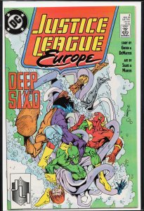Justice League Europe #2 Direct Edition (1989) Justice League