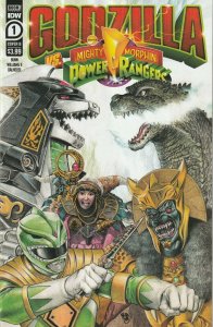 Godzilla VS Power Rangers  1 Cover B NM Boom Studios F6