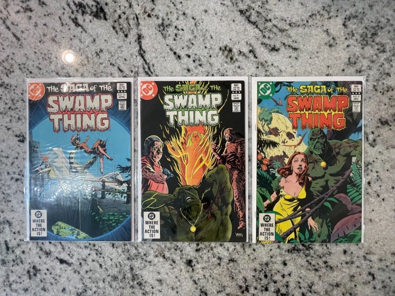 3 Swamp Thing DC Comic Books # 8 9 12 VF/NM Superman Batman Flash 7 CH24