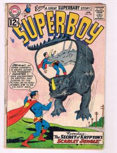 Superboy # 102 VG DC Comic Book Superman Krypto Batman Silver Age Supergirl J76
