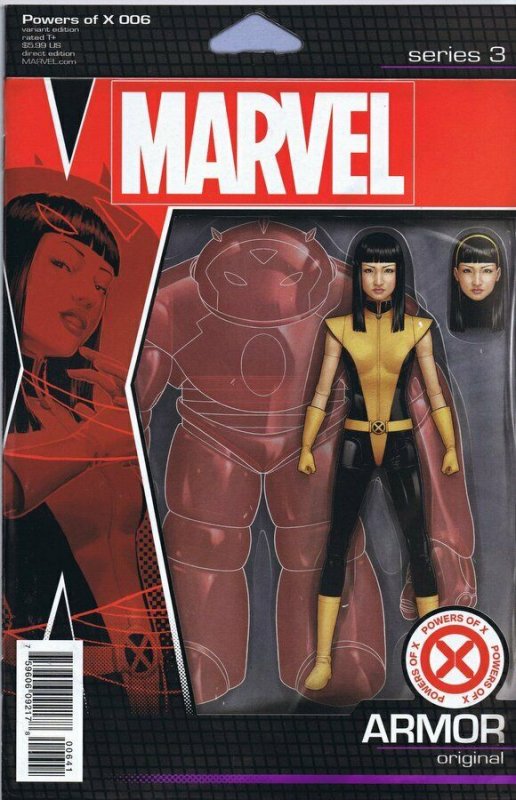 Powers of X #6 2019 Marvel Comics Christopher Action Figure Variant Armor