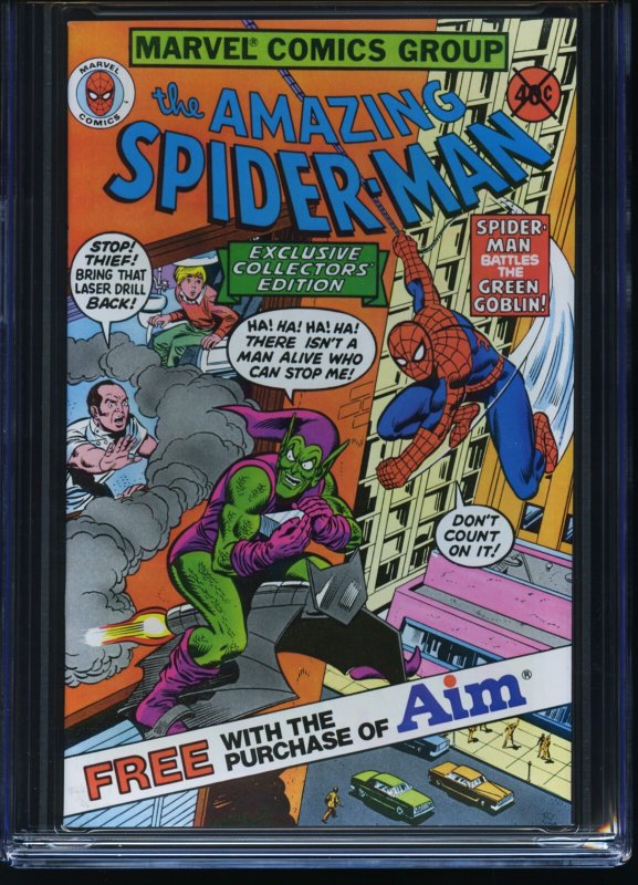 AMAZING SPIDER-MAN AIM TOOTHPASTE GIVEAWAY - 1980 - CGC-9.8 - Green Goblin