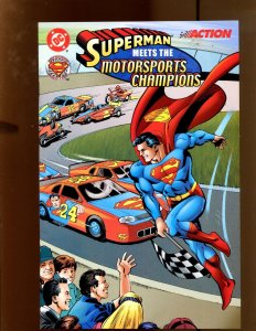 Superman Meets The Motorsports Champions #1 - Tom Palmer Art! (9.0) 1999