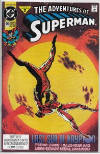 Adventures of Superman   vol. 1   #480 VG Ordway/Grummett, Krypton Man