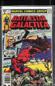 Battlestar Galactica #17 Newsstand Edition (1980) Battlestar Galactica