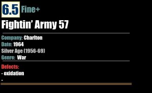 Fightin' Army 57 (1964) FN+ Silver Age Charlton comic