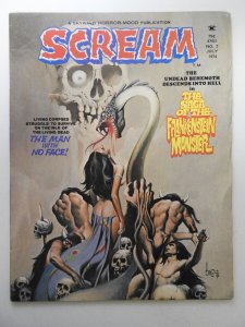 Scream #7 (1974) W/ The Frankenstein Monster! Fine- Condition!