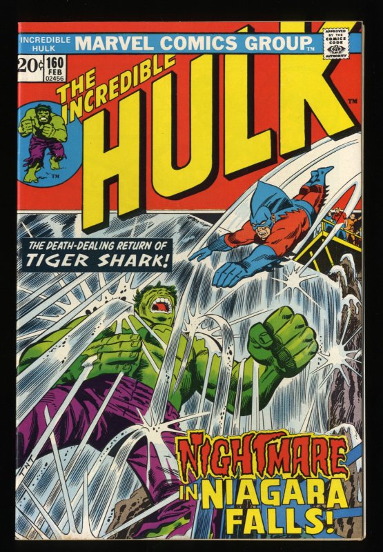 Incredible Hulk (1968) #160 FN/VF 7.0 Marvel Comics