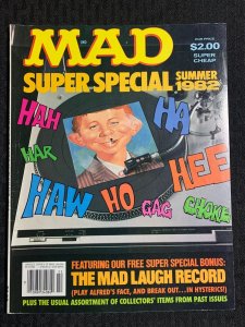 1982 Summer MAD SUPER SPECIAL Magazine #39 FN 6.0 with Laugh Record Insert