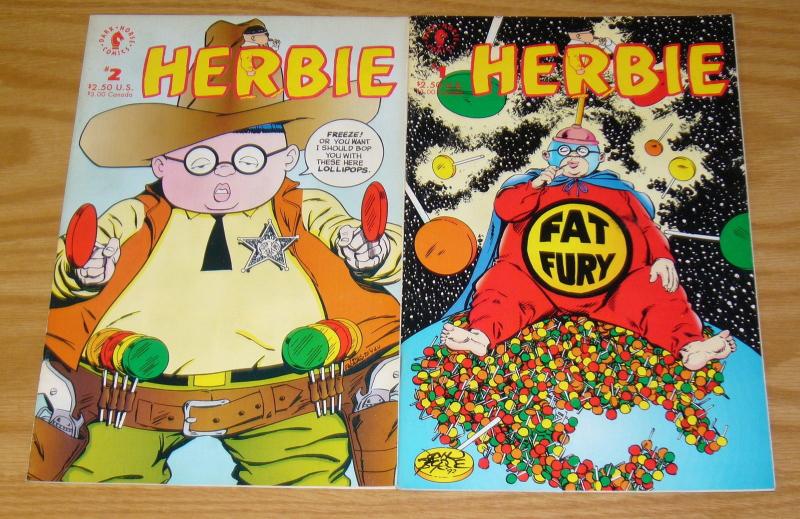 Herbie #1-2 VF/NM complete series - fat fury - dark horse - john byrne set lot