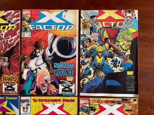 6 X-Factor Marvel Comic Books # 72 84 86 87 88 89 X-Men Wolverine Storm 30 J817