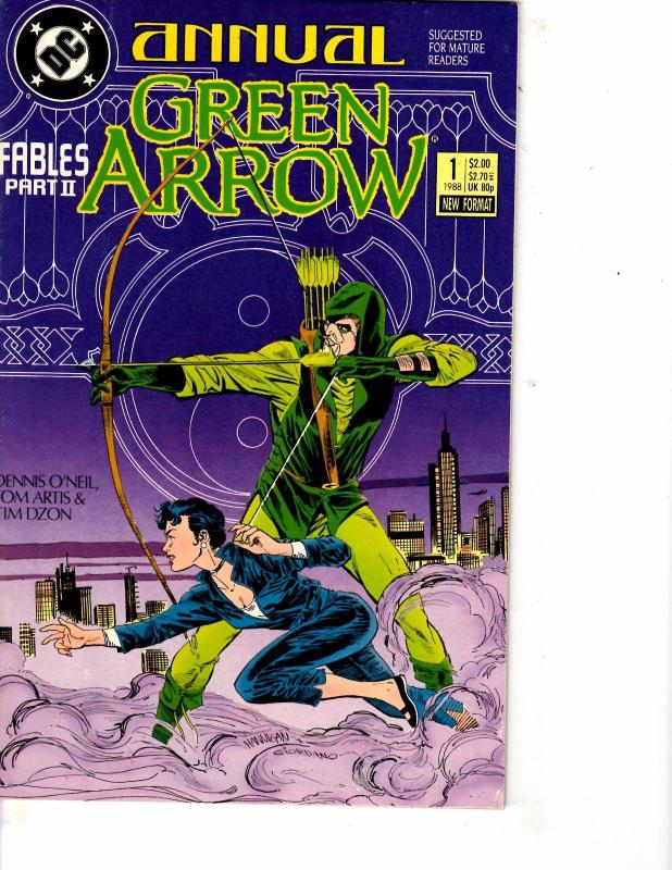 Lot Of 2 DC Comic Books Annual Green Arrow #1 and Special Hawkman #1  ON6