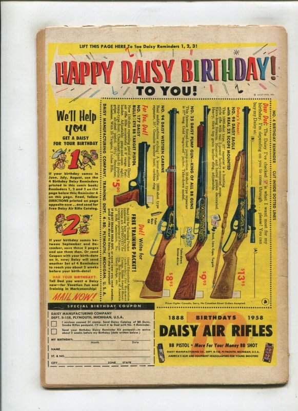 BLACKHAWK #127 (3.5) THE GHOST OF BLACKHAWK ISLAND!! 1958