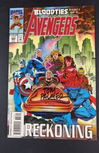 The Avengers #368 (1993) SIGNED TOM PALMER no coa